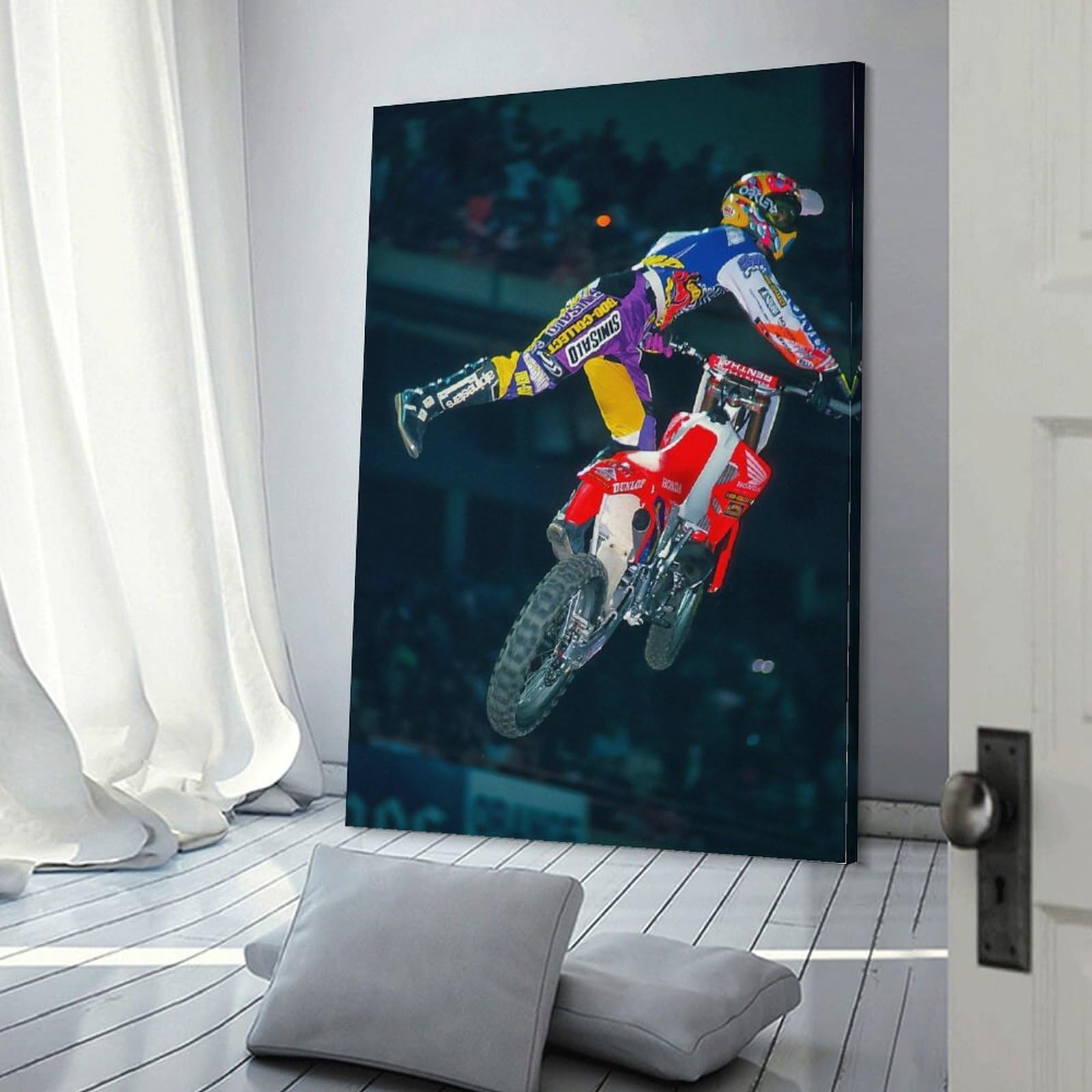 Amazon.com: JEREMY MCGRATH Motocross Supercross A Canvas Art